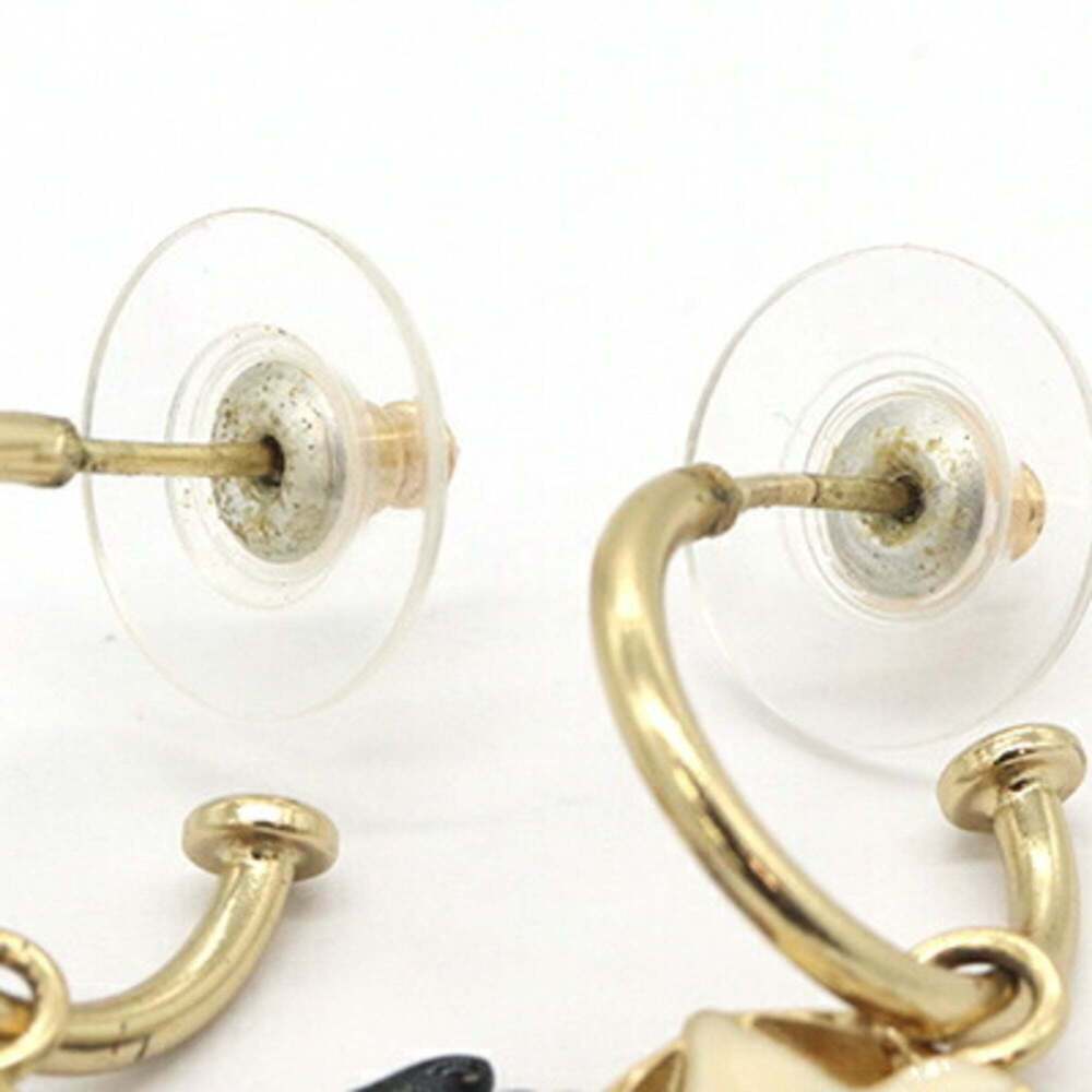 CHANEL Black Logo Earrings - Picture 3 of 9